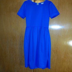 LulaRoe Lapis Blue Amalia Dress Size Large